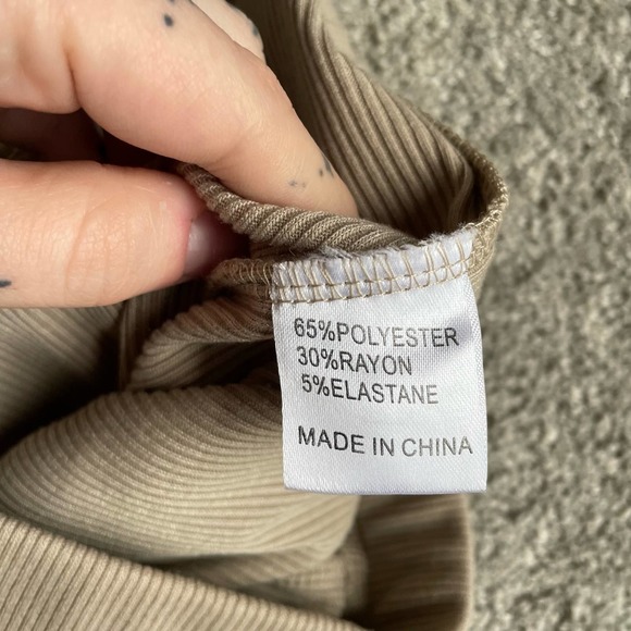 Princess Polly Rita Roberts Flares Tan - Size 4 - Picture 6 of 8